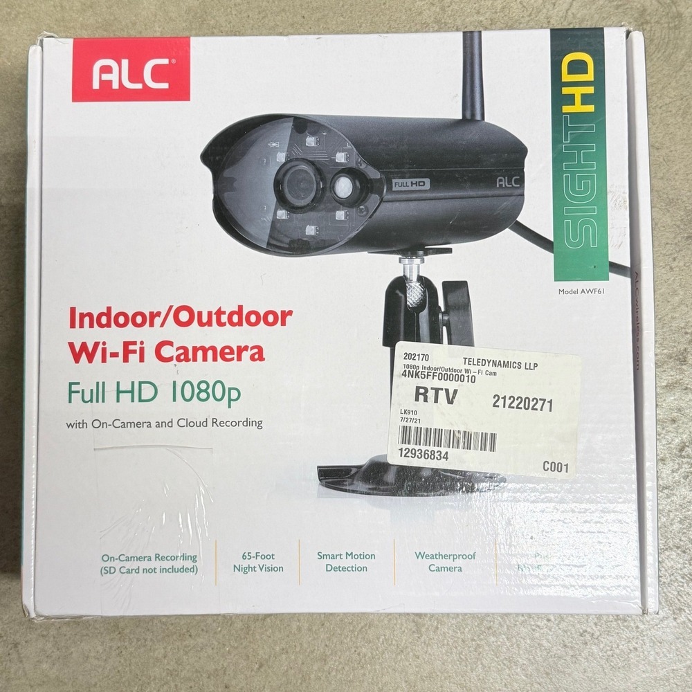 ALC AWF61 SightHD 1080p Outdoor Wi-Fi Camera Full HD Surveillance